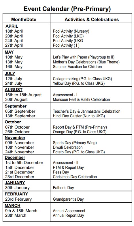 Academic Calendar Image 2