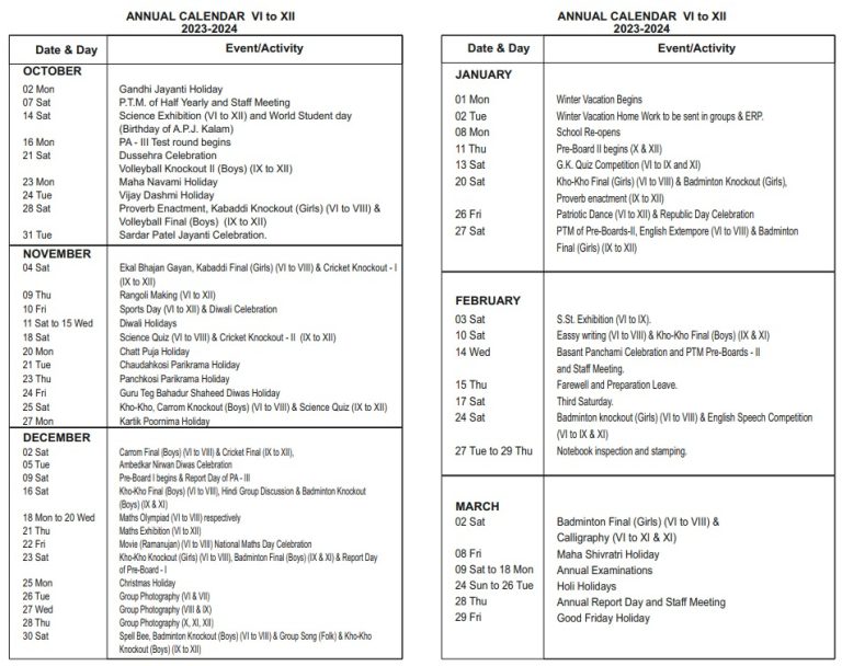 Academic Calendar Image 5