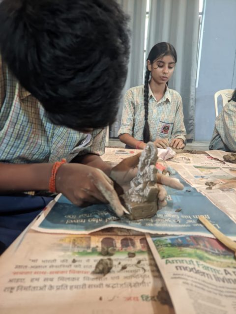 Student Sculptures & Clay Workshop 2