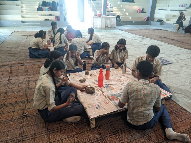 Student Sculptures & Clay Workshop 1