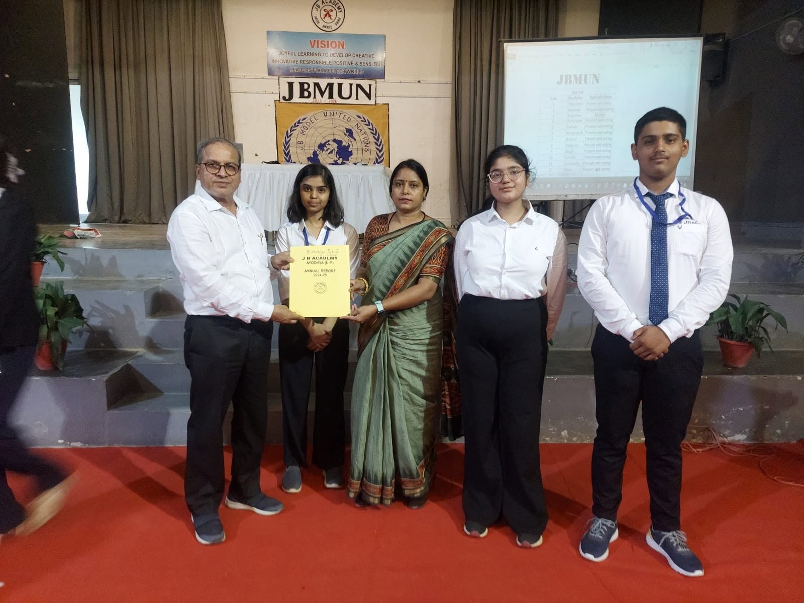 This year, our brilliant delegates from BPS proudly represented the school at the prestigious JB Model United Nations ( JBMUN 2025), held on 28th and 29th October at JB Academy. The conference brought together 48 young diplomats from 16 schools, each repr