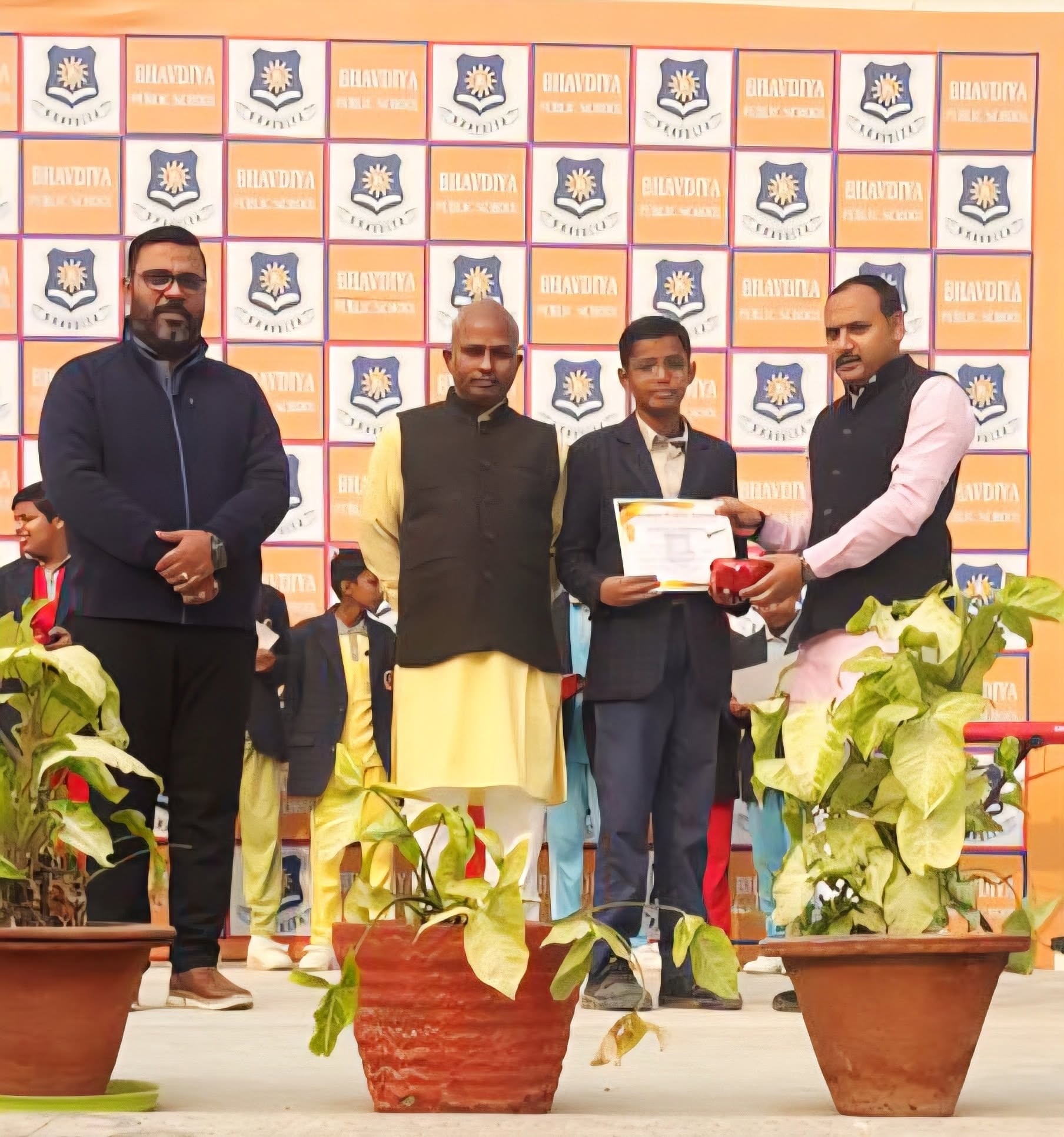A proud moment for our school as we felicitate our talented band students for their remarkable performance on the 350th Shaheedi Diwas of Guru Tegh Bahadur Ji at Saket Nilayam on 28th November 2025.